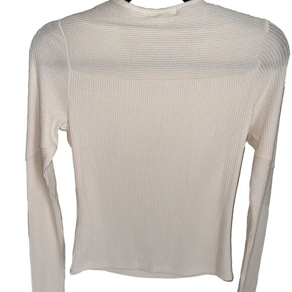 Rag and Bone Long Sleeve Cream Sweater - Picture 3 of 3